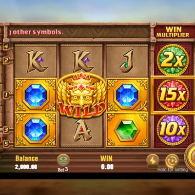 Game on the EU9 slot shelf