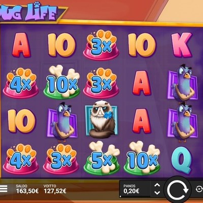Game on the EU9 slot shelf